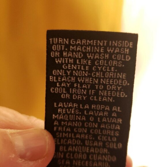 Zac & Rachel Womens Gold Long Sleeve Blouse Medium - Picture 7 of 7